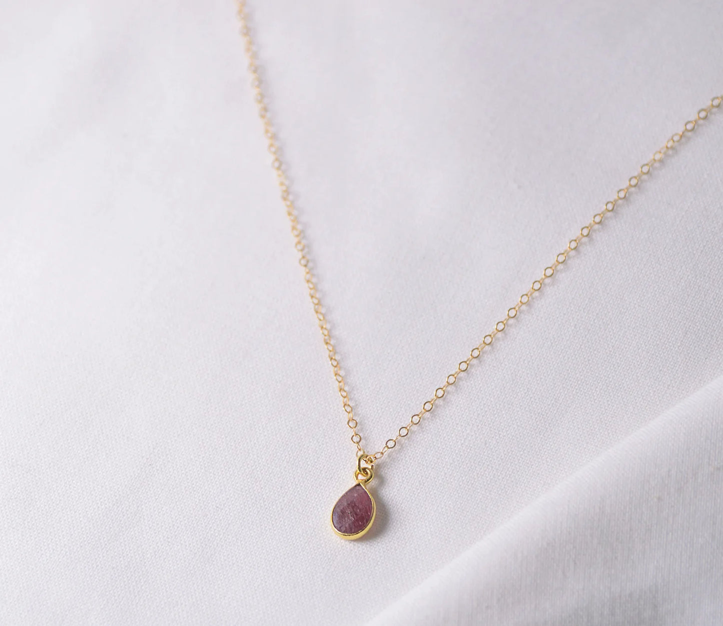 Ruby Charm Necklace Pendant | Stone of Love