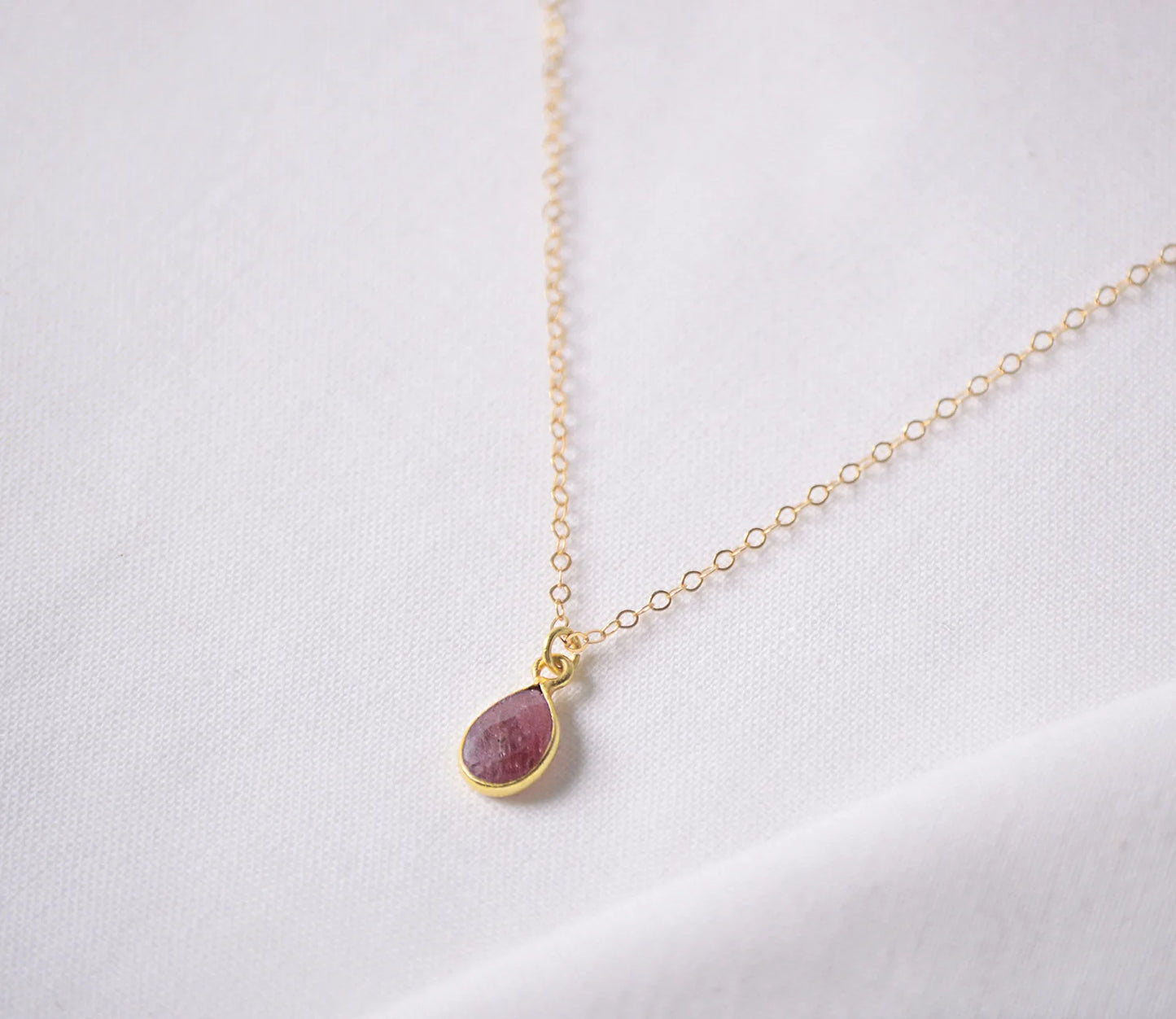 Ruby Charm Necklace Pendant | Stone of Love