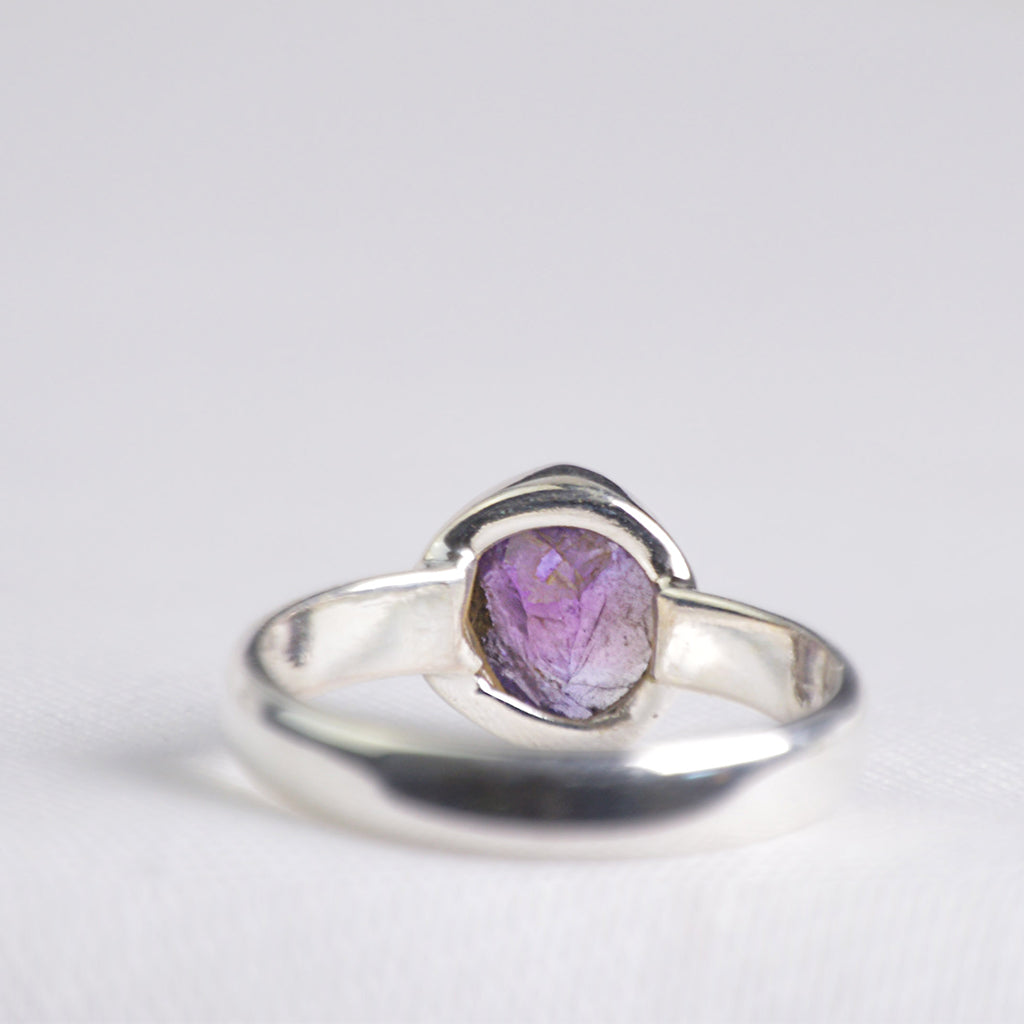 Edelsteinring mit Amethyst
