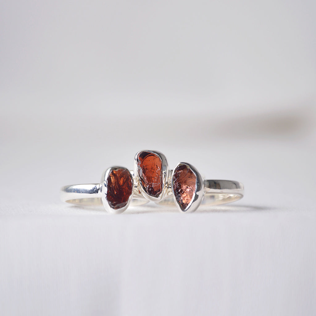 Geburtstein Granat Edelsteinringe