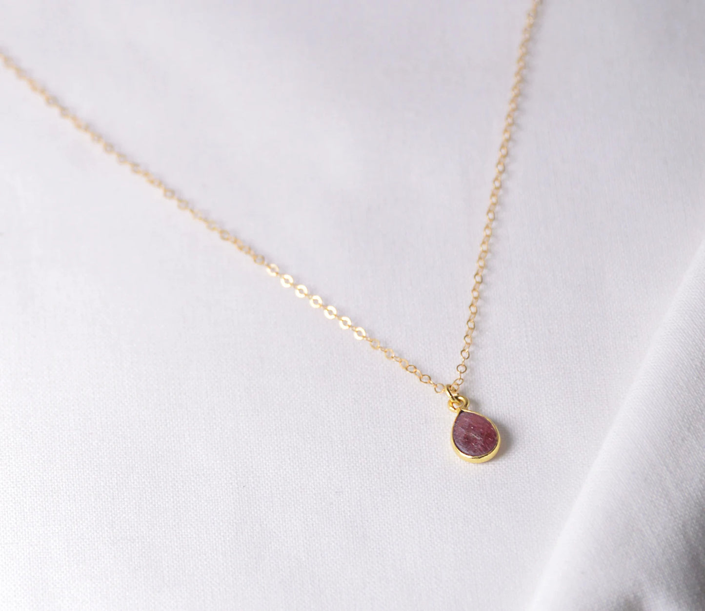 Ruby Charm Necklace Pendant | Stone of Love